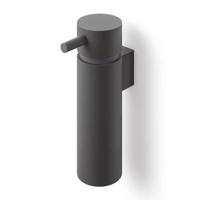 Zack Manola wand lotiondispenser 5x16.5cm RVS zwart 40558 - thumbnail