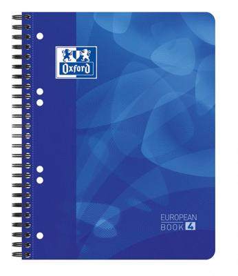 Projectbk oxf school a5+ ln 6g 240pag 80gr blauw