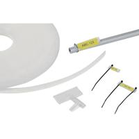 HellermannTyton 525-13003 HCR12-PEUV-CL Markeringshouder Montagemethode: Inschuiven Transparant 1 stuk(s) - thumbnail