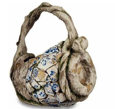 Decoratief tuinfiguur Vaas Polyresin 23,5 x 35 x 31 cm (2 Stuks)