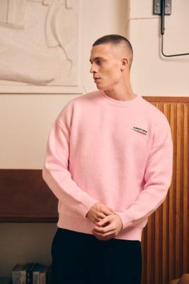 Croyez Etiquette Knit Sweater Heren Roze - Maat S - Kleur: Roze | Soccerfanshop Croyez Etiquette Knit Sweater Heren Roze - Maat S - Kleur: Roze | Soccerfanshop