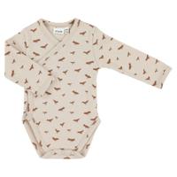 Trixie Baby overslagromper lange mouw Babbling Birds-62-68 - thumbnail