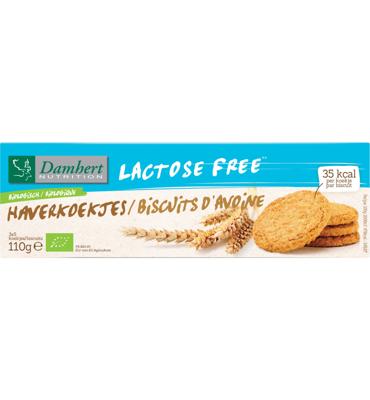 Damhert Haverkoekjes bio lactosevrij 110 Gram Damhert Haverkoekjes bio lactosevrij 110 Gram