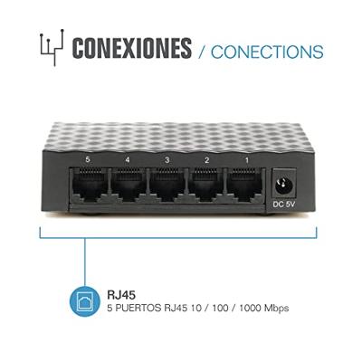 Schakelaar iggual GES5000 Zwart Schakelaar iggual GES5000 Zwart