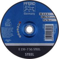 PFERD TOOLS 62223626 E 230-7 SG STEEL Afbraamschijf gebogen Diameter 230 mm Boordiameter 22.23 mm Staal 10 stuk(s) - thumbnail