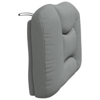 Hoofdbordkussen 90 cm stof lichtgrijs - thumbnail