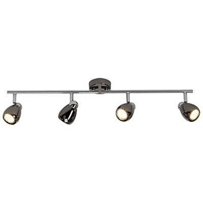 Brilliant Milano G21732/76 Plafondspot LED GU10 12 W Chroom, Zwart