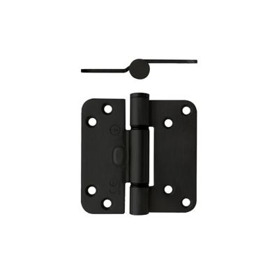 Intersteel Glijlagerscharnier 89 x 89 x 3 mm din links zwart