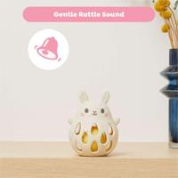 Selecta Siliconen rammelaar - konijn - thumbnail