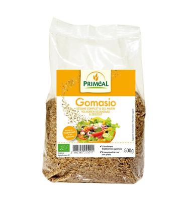 Primeal Gomasio volkoren sesamzaad en zeezout bio 500 Gram