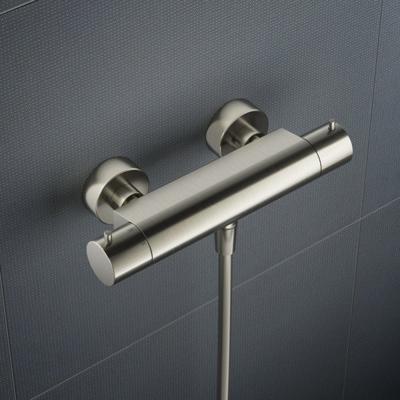 Hotbath Cobber - Douchemengkraan Thermostatisch - met Onderaansluiting - Bruin