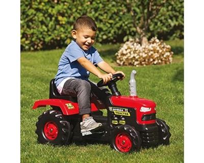Dolu Traptractor met Claxon Rood/zwart