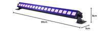 BeamZ LCB48 UV LED Bar met DMX 18x 3W - thumbnail