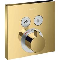 Hansgrohe Thermostaat Afbouwdeel ShowerSelect Voor 2 Functies Gepolijst Goud - thumbnail