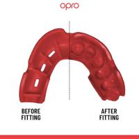 Opro 790008 Bronze Enhanced Fit Mouthguard - Red - JR - thumbnail