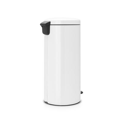 brabantia Newicon 11 17 85 Pedaalemmer (groot) 30 l Staal (Ø x h) 293 mm x 679 mm Wit Met voetpedaal 1 stuk(s) - thumbnail