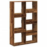 Kamerscherm 100x33x155,5 cm bewerkt hout oud houtkleurig - thumbnail