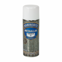 Hammerite Metaallak Direct over Roest Hamerslag Spuitbus - 400 ml H110 Wit - thumbnail