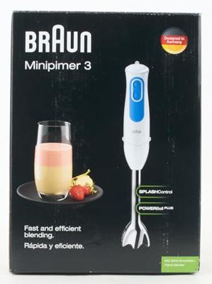 Braun MQ3000WH SMOOTHIE+ Staafmixer Blauw - thumbnail