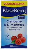 BlaseBerry Cranberry D-mannose & Hibiscus Capsules - thumbnail