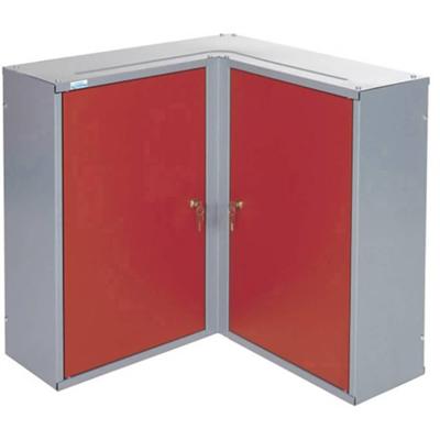 Küpper 70372 Hangkast voor gereedschap (b x h x d) 60 x 60 x 19 cm Rood, Zilver