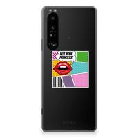 Sony Xperia 1 III | Sillicone Back Cover | Popart Princess - thumbnail