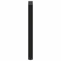 Console tafelpoten 2 st U-vormig 38x(72-73) cm staal zwart - thumbnail