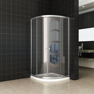 ACTIE Wiesbaden Douchecabine | Kwartrond 90x90x190cm | 5mm Helder Glas