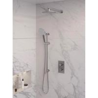 Brushed Edition thermostatische inbouw regendouche SET met 3-weg omstelling en 20 cm douchekop - thumbnail