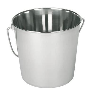 Emmer RVS rond 8,5 l