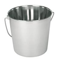 Emmer RVS rond 8,5 l - thumbnail