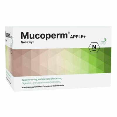 Nutriphyt Mucoperm Apple+ Zakjes Nutriphyt Mucoperm Apple+ Zakjes