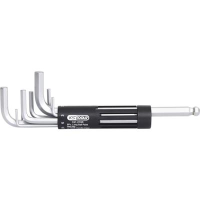 KS Tools Winkelschraubendrehersatz 2-10mm Kugelkopf im Halter Haakse schroevendraaierset 2 8-delig
