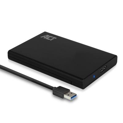 ACT 2,5 inch SATA harde schijf behuizing, schroefloos, USB 3.2 Gen1 ACT 2,5 inch SATA harde schijf behuizing, schroefloos, USB 3.2 Gen1