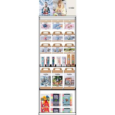 Creativ Company Vloerdisplay, ongemonteerd, category, boetseren voor kinderen, h: 1580 mm, l: 600 mm, b: 400 mm, 96 eenh./ 1 stuk Creativ Company Vloerdisplay, ongemonteerd, category, boetseren voor kinderen, h: 1580 mm, l: 600 mm, b: 400 mm, 96 eenh./ 1 stuk