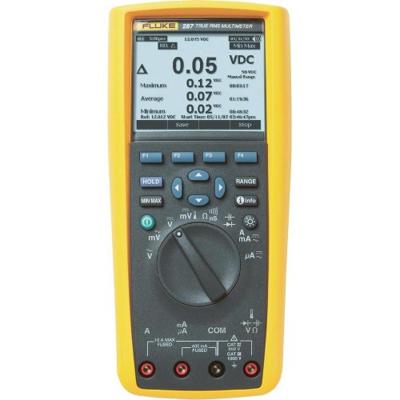 Fluke 287/FVF/EUR Multimeter Digitaal Grafisch display, Datalogger CAT III 1000 V, CAT IV 600 V Weergave (counts): 50000 Fluke 287/FVF/EUR Multimeter Digitaal Grafisch display, Datalogger CAT III 1000 V, CAT IV 600 V Weergave (counts): 50000