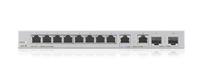 Zyxel XGS1210-12-ZZ0102F netwerk-switch Managed Gigabit Ethernet (10/100/1000) Grijs - thumbnail