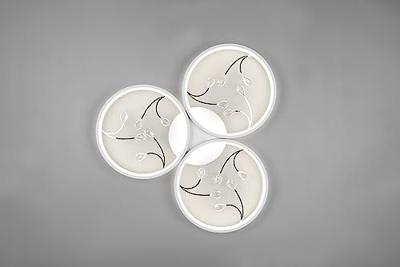 Trio Witte led plafonnièreGroovy 3-lichts - 642110331