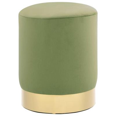 VidaXL Kruk fluweel 28 x 36 cm mosterdgroen en goudkleurig VidaXL Kruk fluweel 28 x 36 cm mosterdgroen en goudkleurig