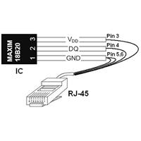 H-Tronic TS1 Temperatuursensor voor circulatiebesturing -55 - 125 °C - thumbnail