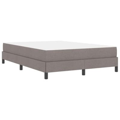Boxspring bed met matras Taupe 140 x 190 cm Stof