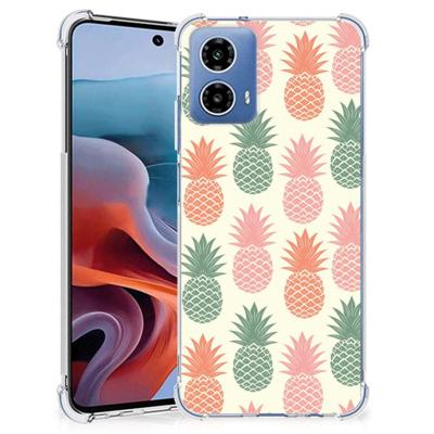 Motorola Moto G34 Beschermhoes Ananas Motorola Moto G34 Beschermhoes Ananas