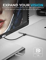 SABRENT Thunderbolt 4 40 Gbps Oplaadkabel 2M lange USB Type-C Kabel | 8K 60Hz Weergave |PD Ondersteunt 100W (5A, 20V) Opladen | E-Mark Chip | (Gecertificeerd door Intel) zwart (CB-T4M2). - thumbnail
