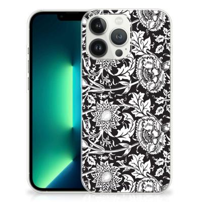 iPhone 13 Pro Max | TPU Case | Black Flowers