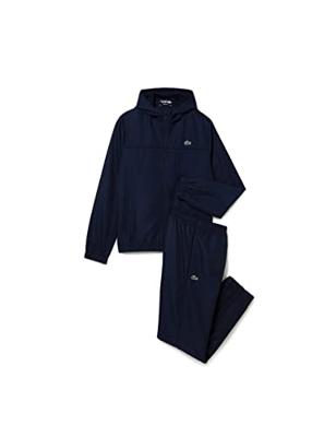 Lacoste Diamond Trainingspak Heren Donkerblauw - Maat L - Kleur: Donkerblauw | Soccerfanshop