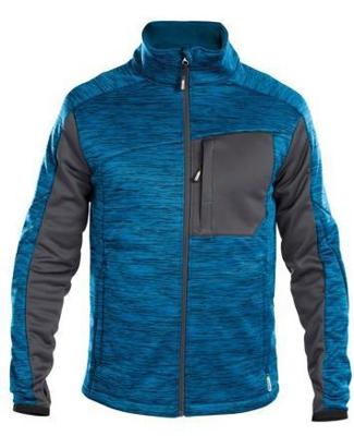 DASSY midlayer vest convex azuurblauw/antraciet xl