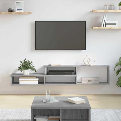 TV-stand 150x25x28,5cm Bewerkt hout