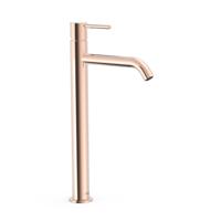 Wastafelmengkraan Tres Study Exclusive 38,5 cm 1-Knop Rond Rosé Goud Tres - thumbnail