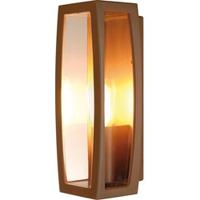 SLV Prachtige buitenlampMeridian Box 2 roestbruin - 230657 - thumbnail