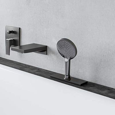 Hansgrohe Handdouche Raindance Select S AirPower 120 3jet Geborsteld Zwart Chroom Hansgrohe Handdouche Raindance Select S AirPower 120 3jet Geborsteld Zwart Chroom